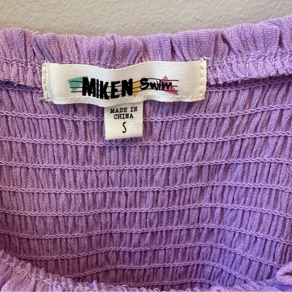 Miken Girls Casual Dress in Lavender Small
